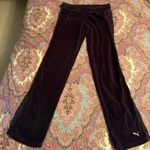 Puma Velvet Black Pants
